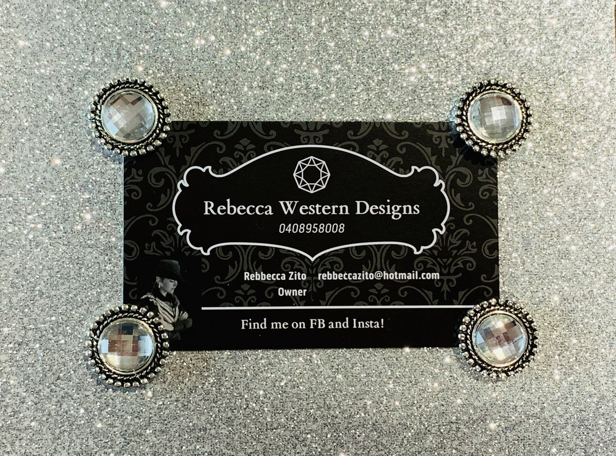 Number Holders set of 4 Rebecca Western Designs